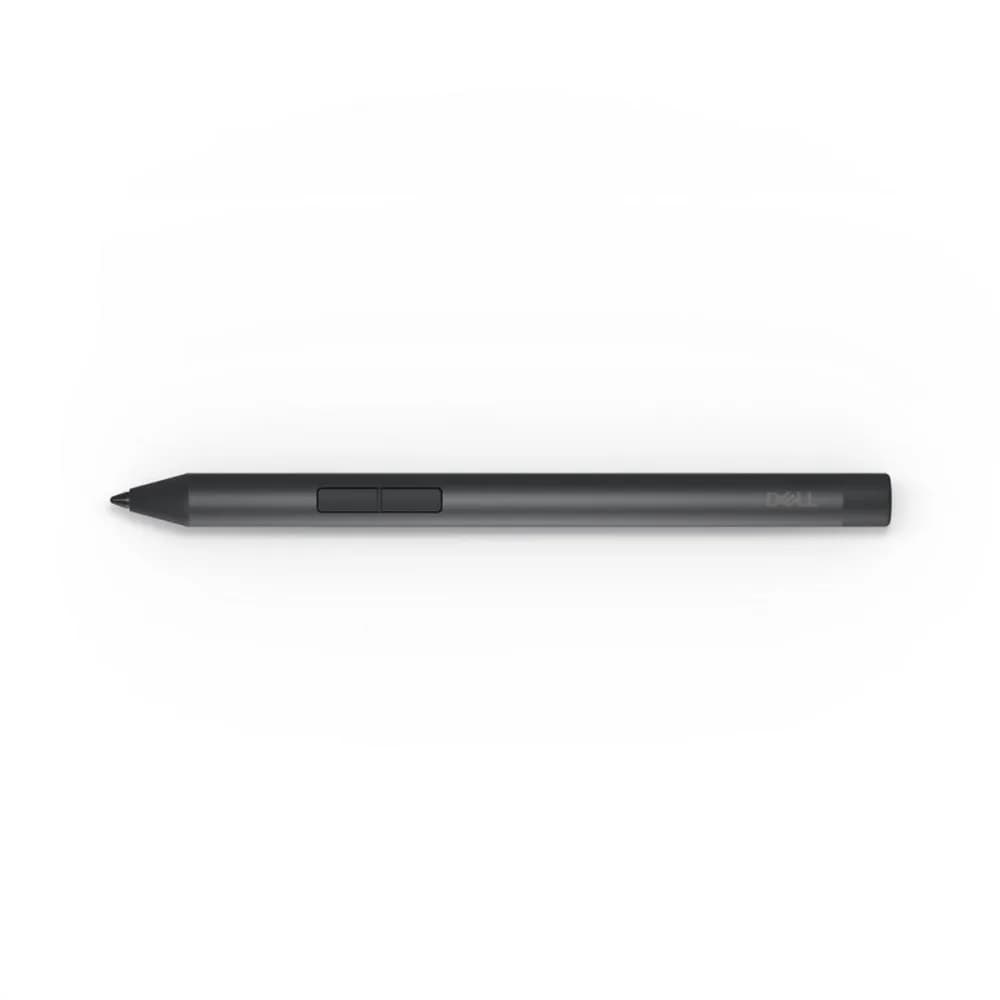 Dell Active Pen PN5122W, Active stylus, Colour: Black, Buttons Qty: 2, Features: Pressure sensitivity, Pressure Levels: 4096, Included Accessories: Nib removal tool, nibs (2 pcs.), AAAA battery, Dimensions (WxDxH): 0.95 cm x 0.95 cm x 14 cm, Weight: 14.2 g, Run Time (Up To): 12 months, 3y warranty — miniatură