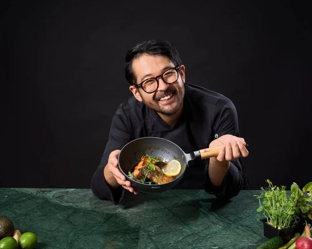 TIGAIE WOK+CAPAC 20X7 CM, RIKITO WATANABE, SAMURAI GOURMET, COOKING BY HEINNER — miniatură