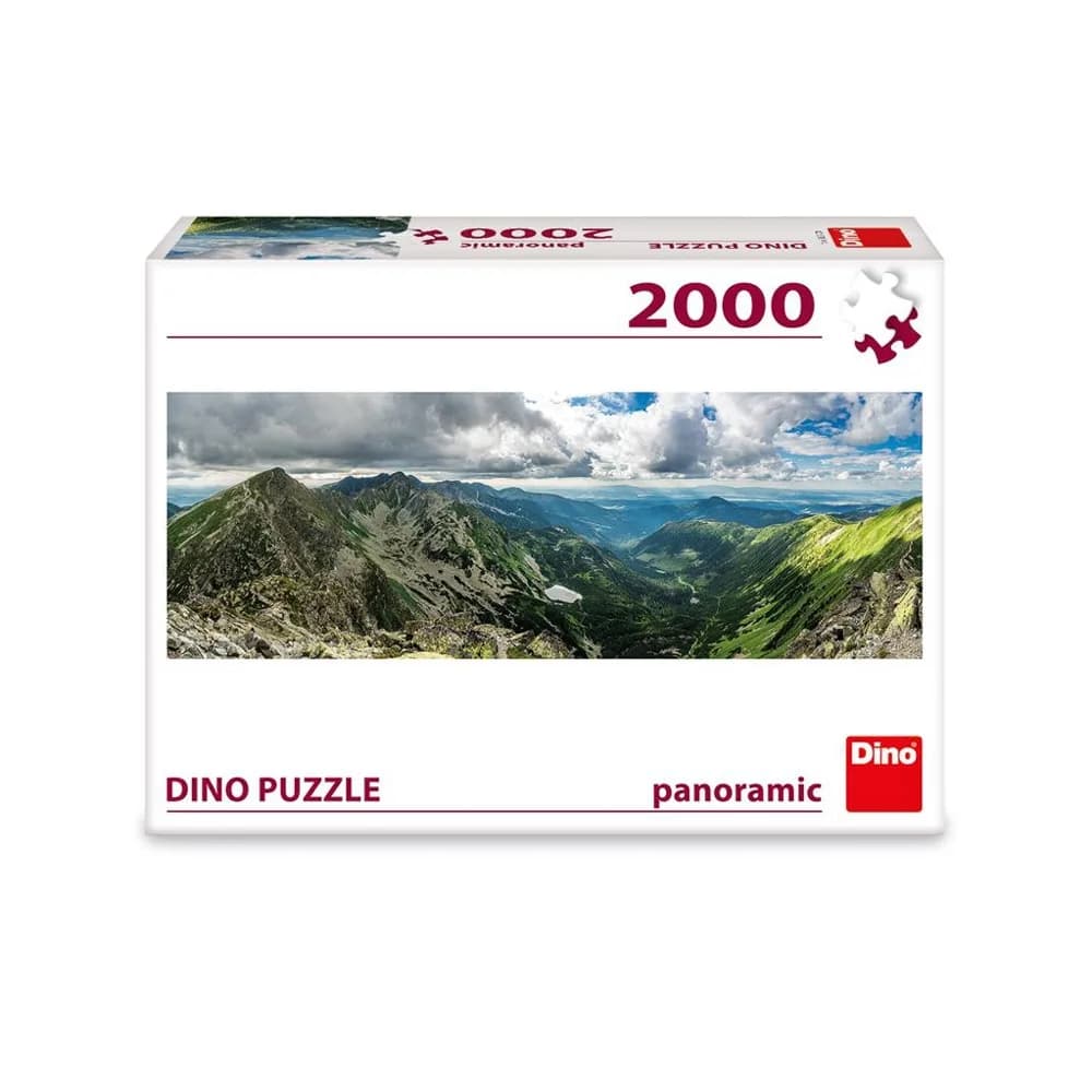 Puzzle 2000 piese, panoramic, Munti - DINO TOYS — miniatură