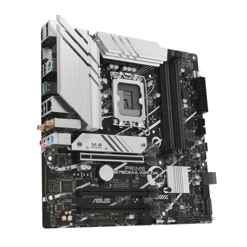 ASUS PRIME B760M-A WIFI D4 LGA1700 4xDDR4 mATX 2xHDMI DP WIFI MB "PRIME B760M-A WIFI D4" — miniatură