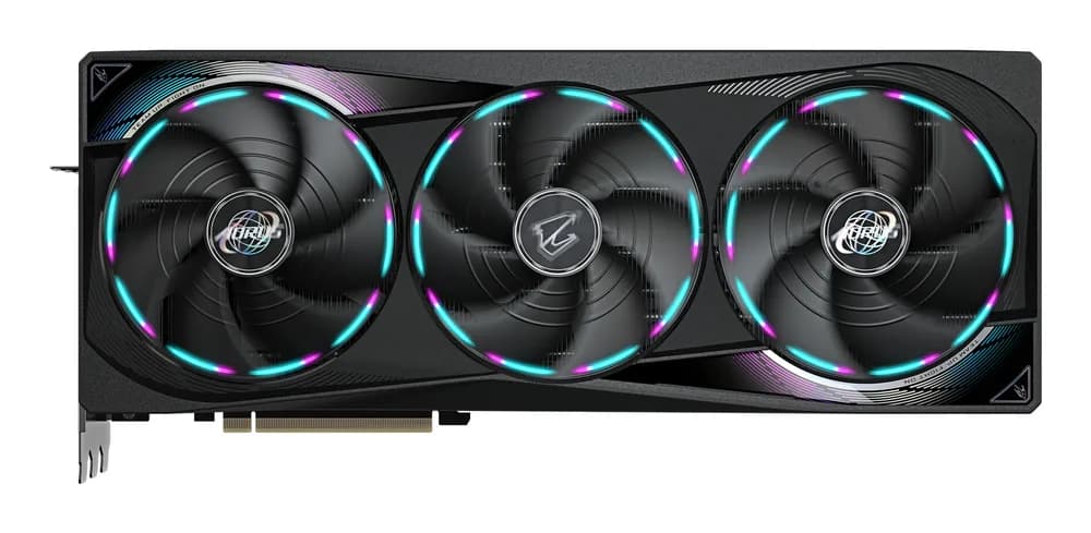 Placa video Aorus GeForce RTX 5080 Master 16G, 16384 MB GDDR7 "GV-N5080AORUS M-16GD" — miniatură