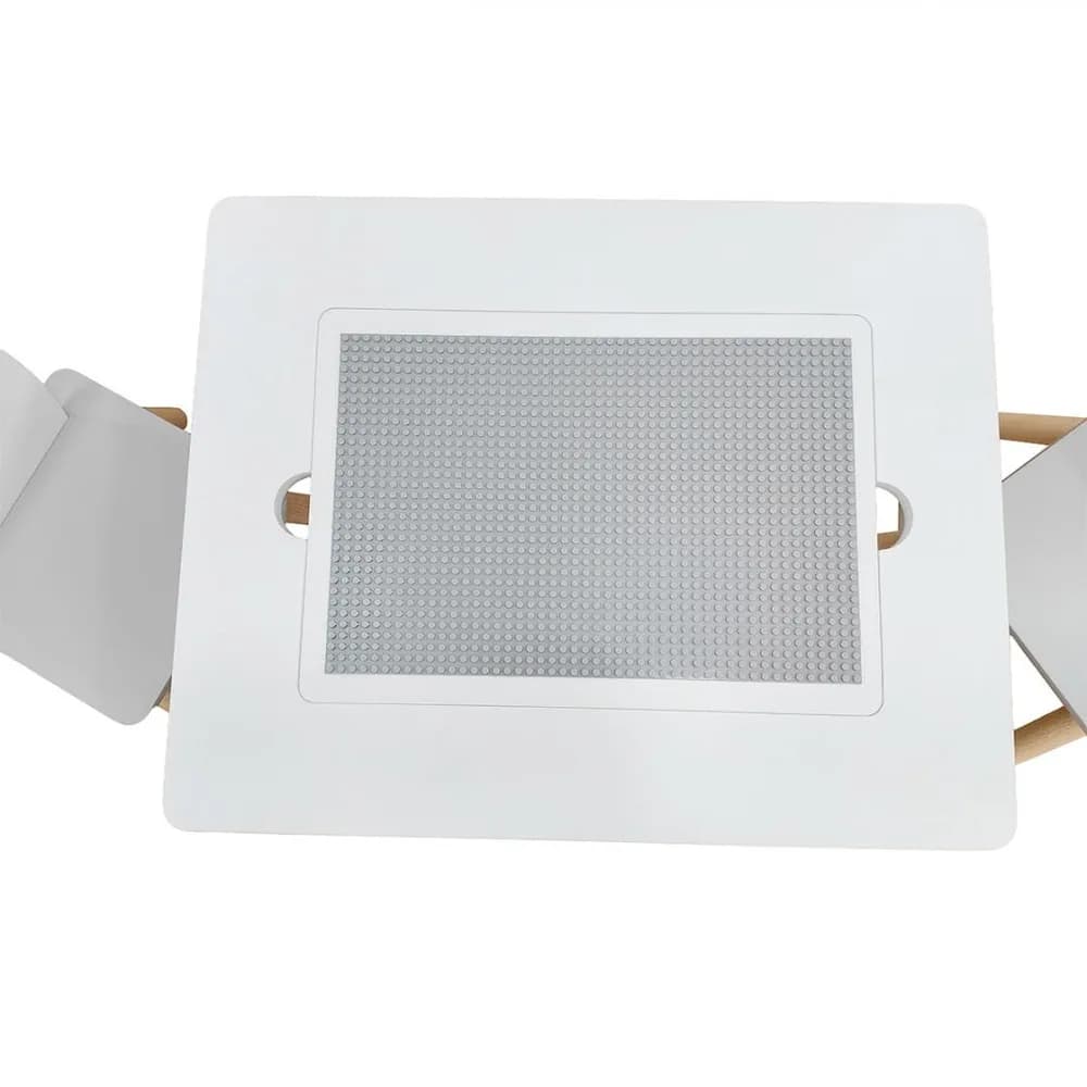 Set masuta si 2 scaune, cu spatiu de activitati, Bear, U-Grow — miniatură
