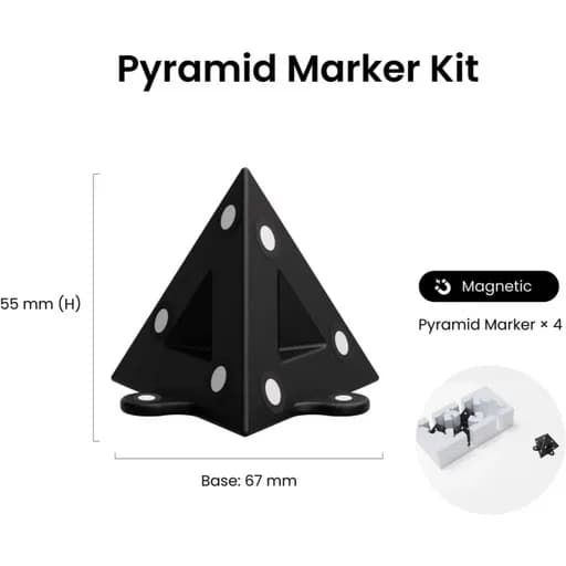 Scaner 3D Revopoint – Pyramid Marker Kit (Magnetic） — miniatură