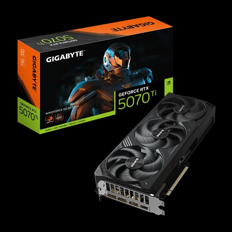 Placa video Gigabyte GeForce RTX 5070 Ti, 16GB GDDR7, PCI Express 5.0, 256-bit