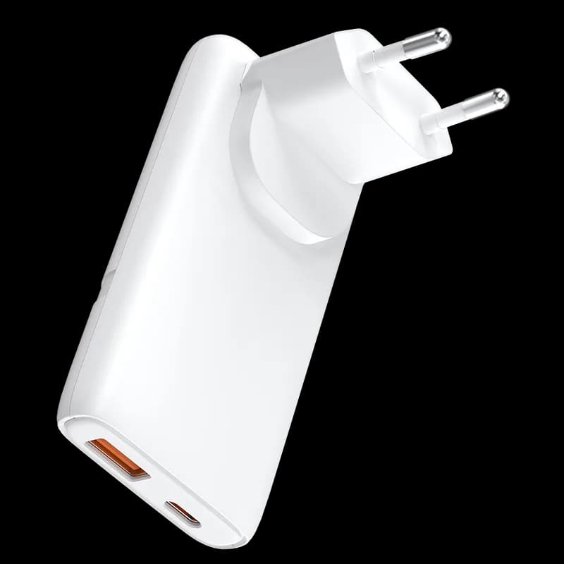 ALIMENTATOR retea 220V LOGILINK, universal, 1 x USB-C, 1 x USB-A, maxim 20V/3.25A, GaN 65W, tip travel: adaptor EU/UK/AU, suport OCP/OVP/OHP/SCP, compatibil EU/AUS/US/UK, alb, "PA0376" — miniatură