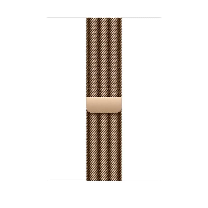 Curea pentru Apple Watch 46mm Gold Milanese Loop - M/L