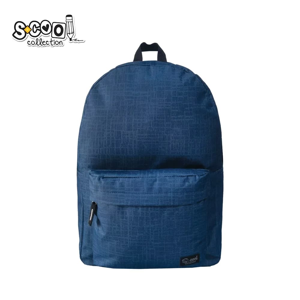 Ghiozdan CLASSIC, 43x30x16 cm, DENIM - S-COOL