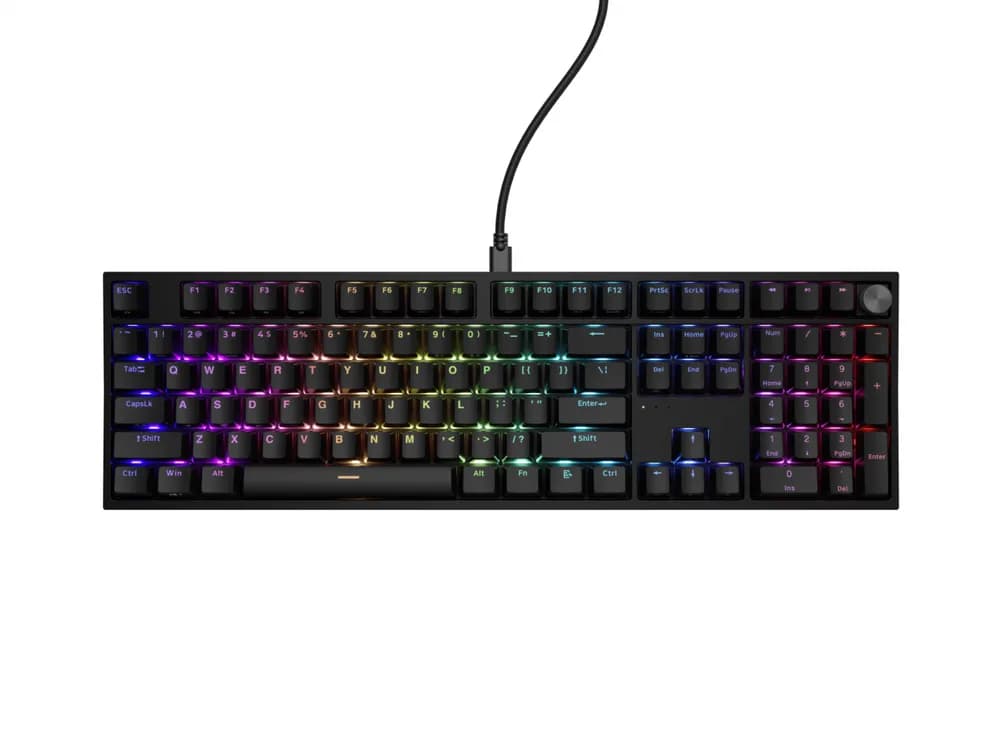 Tastatura Mecanica Gaming Genesis Thor 404, RGB, USB, negru — miniatură