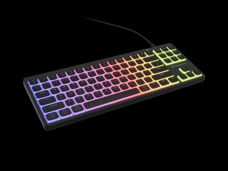 Tastatura Mecanica Gaming GENESIS Thor 430 TKL, RGB, USB, negru