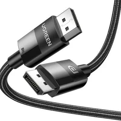 CABLU video Ugreen, "DP114" DP (T) la DP (T) 8K la 60Hz, lungime 1.5m, negru "80391" - 6957303883912