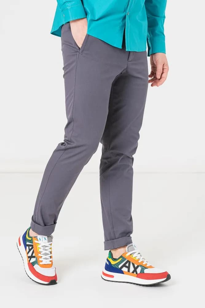 PANTALONI LUNG CASUAL BARBATI GREY L — miniatură
