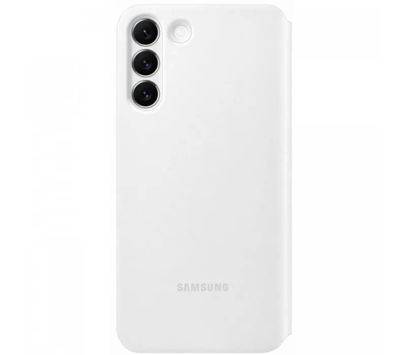 Galaxy S22 Plus; Smart Clear View Cover; White "EF-ZS906CWEGEE" — miniatură