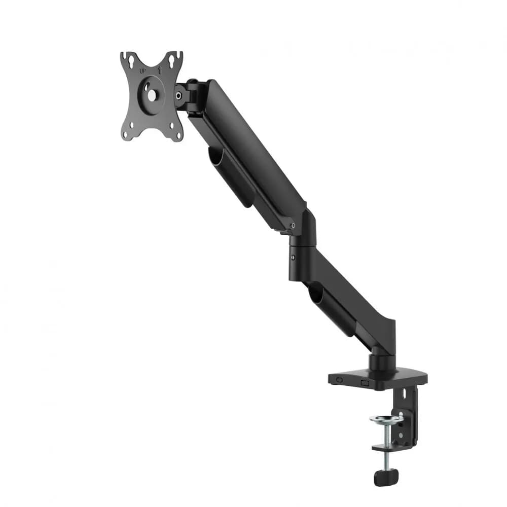 Braț pentru monitor cu contragreutate Material: Oțel, Plastic Tehnologie: Arc Suprafață finisaj : Vopsit electrostatic, Acoperire cu Pulbere Dimensiune compatibila ecran: 17"-32" Greutate maxima (pe ecran): 2~9 kg Compatibilitate VESA: 75x75, 100x100 Interval de inclinare : +90°-90° Interval de — miniatură