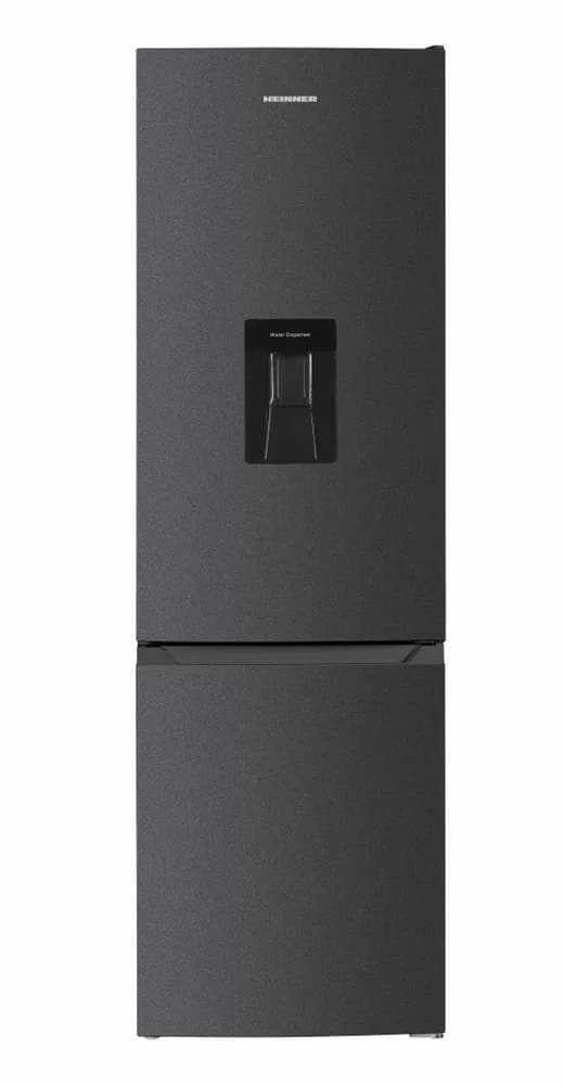 Combina frigorifica HEINNER HC-HM260DGWDE++, Clasa E, Dozator apa, Gri antracit texturat