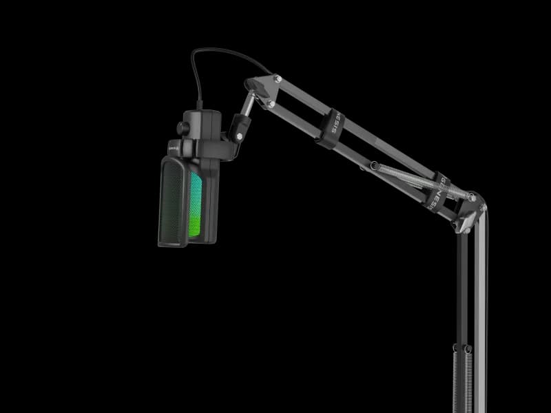 Microfon Genesis Radium 251, tip Cardioid, USB, LED backlight