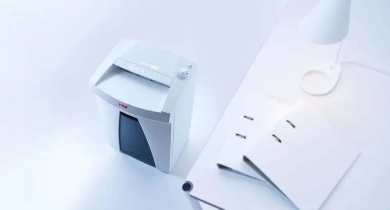 Distrugator documente manual HSM Securio B22, 17-19 coli, fasie (5.8 mm), securitate 2 "H-1831121" — miniatură