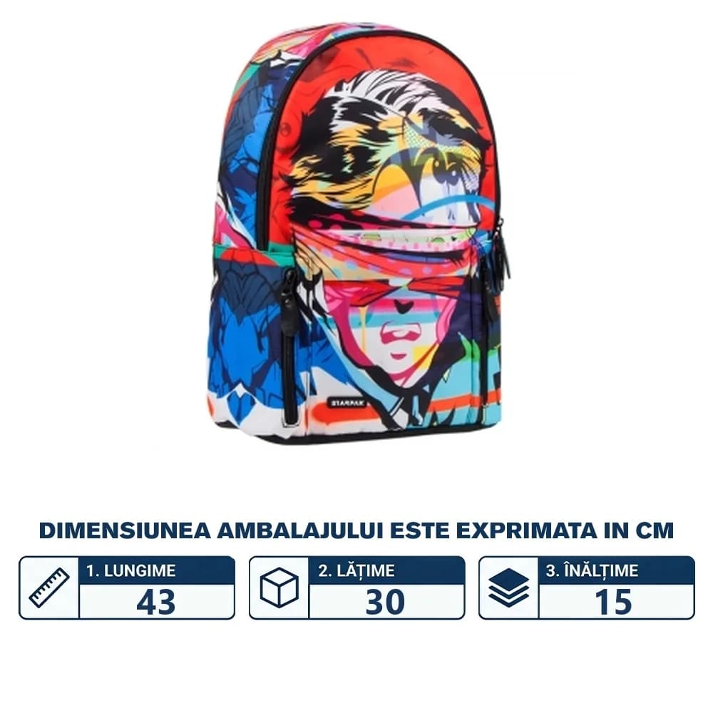 Ghiozdan Face - STARPAK — miniatură