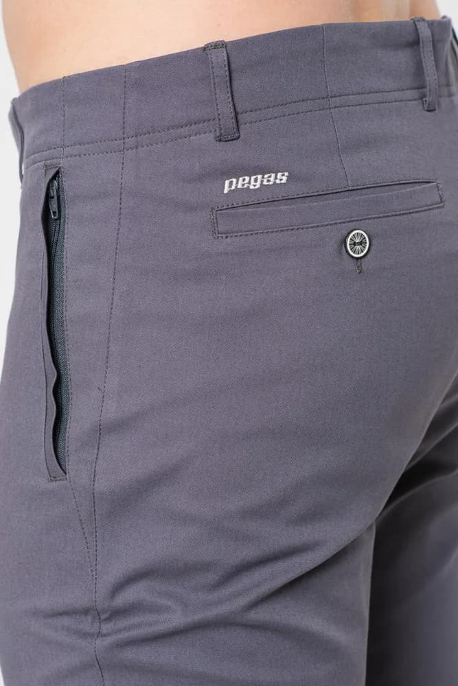 PANTALONI LUNG CASUAL BARBATI GREY S — miniatură