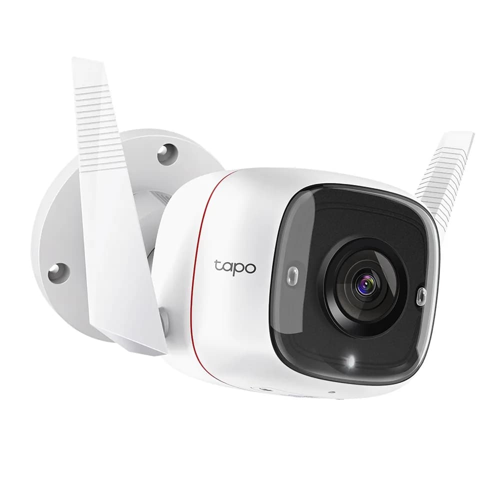 CAMERA IP Exterior TP-LINK, IP66, dist. IR 30 m, tip lentila fixa 4 mm, 3 Mpx, RJ-45 + wireless, microfon, carcasa plastic, slot SD card da, "Tapo C310" — miniatură