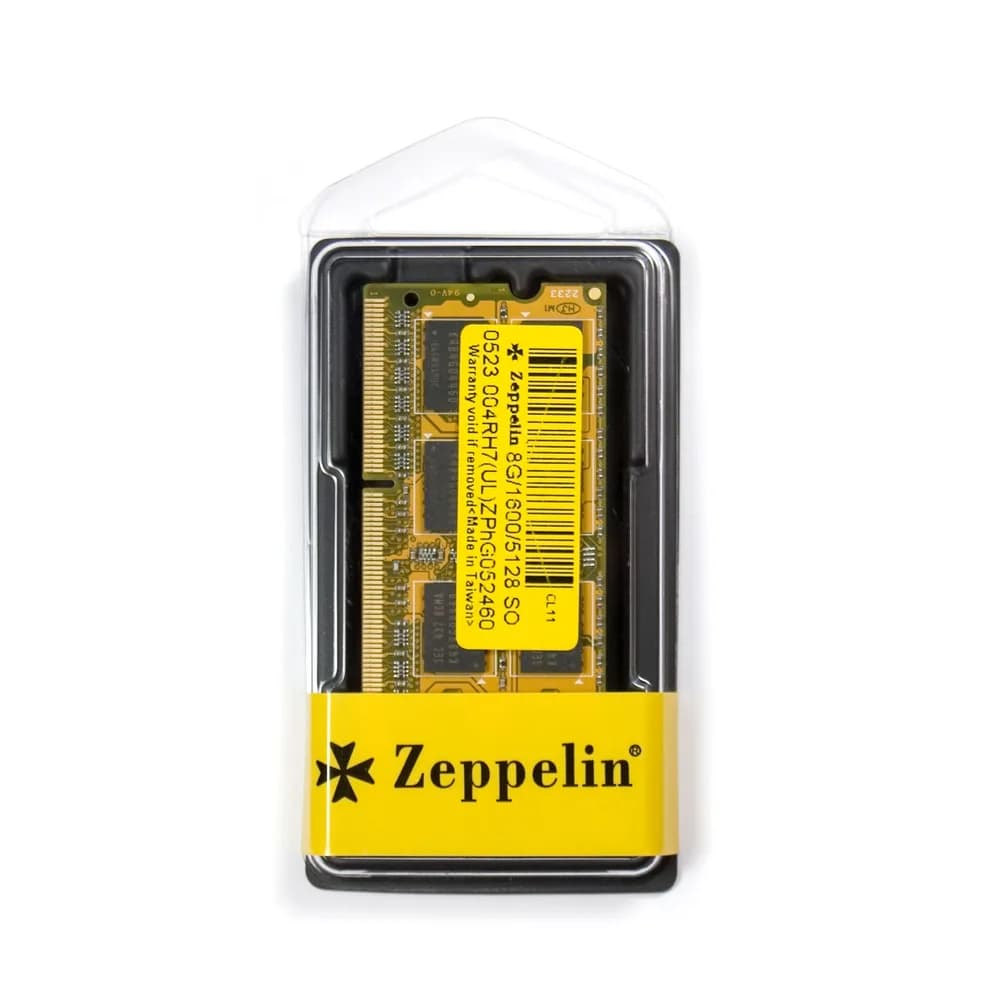 MEMORIE SODIMM Zeppelin DDR3 8GB frecventa 1600 MHz, retail "ZE-SD3-8G1600"