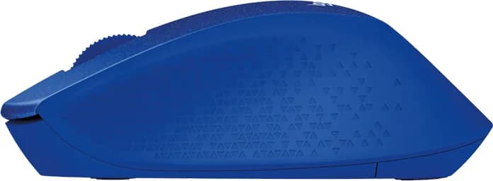 MOUSE LOGITECH, "M330 Silent", PC sau NB, wireless, 2.4GHz, optic, 1000 dpi, butoane/scroll 3/1, albastru, "910-004910" — miniatură