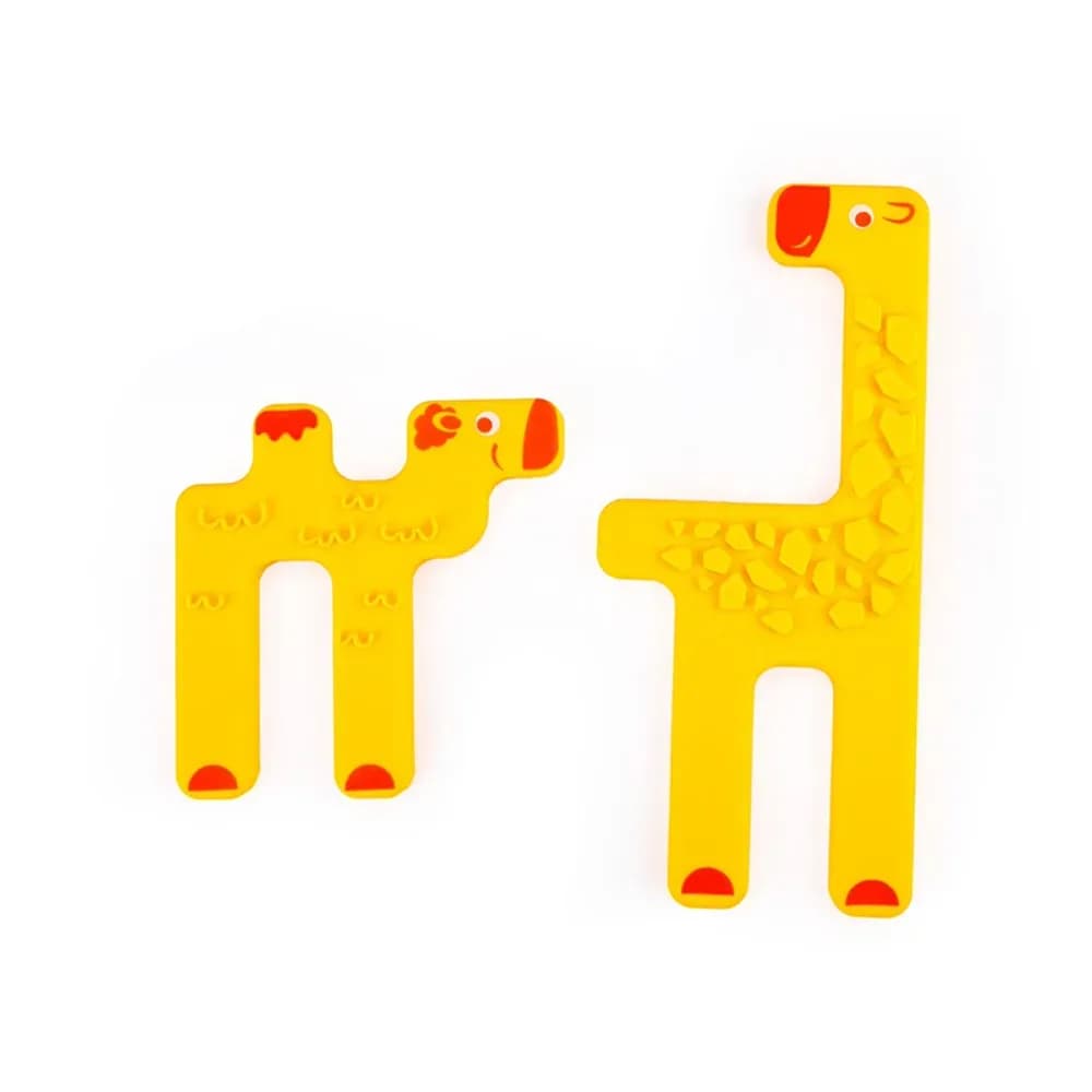 Puzzle cu Animale Texturat — miniatură