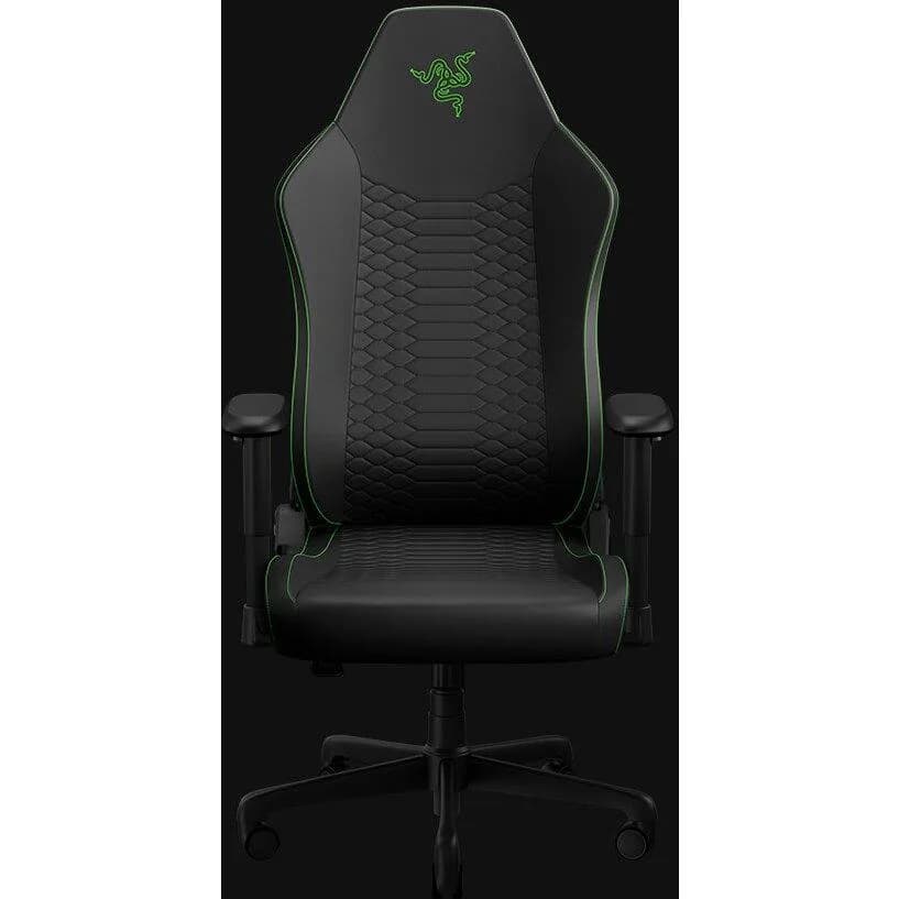Scaun Razer Iskur V2 X NewGen, tip spuma spumă turnată PU, suport lombar integrat, tetieră reglabilă, cotiere 2D, clasa de ridicare pe gaz 4, negru/verde — miniatură
