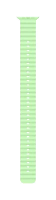 Curea pentru Apple Watch 49mm Neon Green Ocean Band Extension - Black Titanium Finish