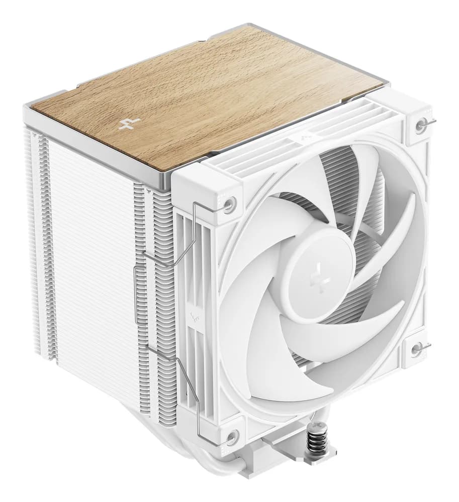 COOLER DeepCool "AK500 G2 WH" skt. Intel si AMD, racire cu aer, vent. 120mm, 2200 rpm, 5 heatpipes, inaltime 159mm, top cover lemn, alb,"R-AK500G2-WHNNMN-GJD"