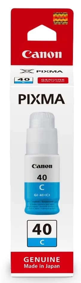 Cartus Cerneala Original Canon Cyan, GI-40C, pentru G6040|G5040, 7.7K, "3400C001AA"
