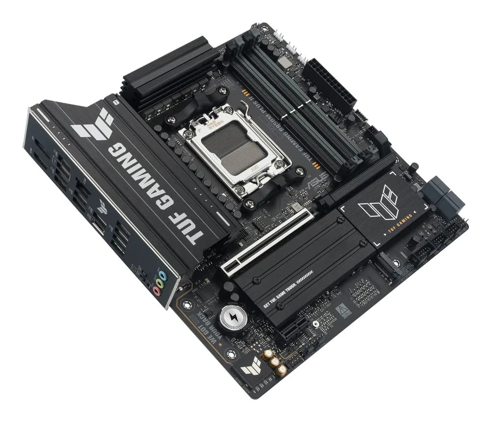 ASUS TUF GAMING B850M-PLUS II AM5 4xDDR5 mATX Pciex5 DP HDMI USB MB "TUF GAMING B850M-PLUS II" — miniatură