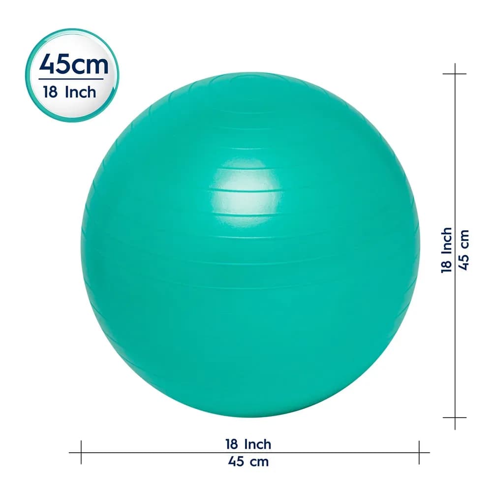 Minge de Echilibru 45 cm cu Greutate Anti-Rulare – Verde — miniatură