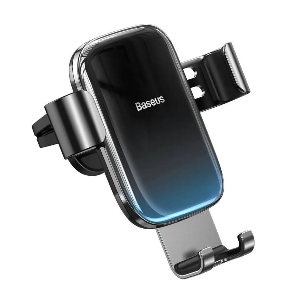 SUPORT AUTO Baseus Glaze Gravity pt. SmartPhone, fixare grila ventilatie, negru "SUYL-LG01" - 6953156222731 — miniatură