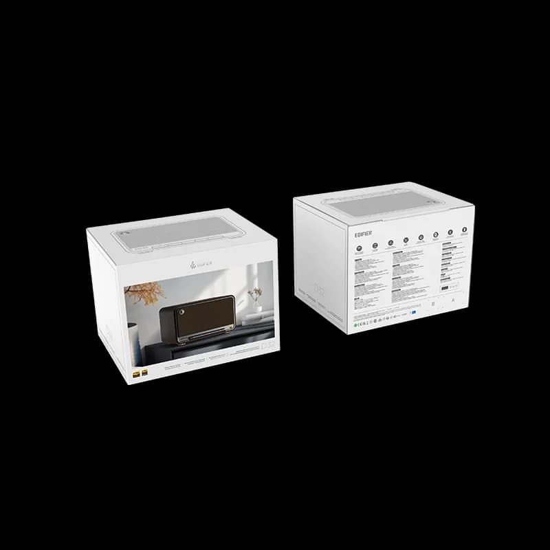 BOXE EDIFIER desktop bluetooth, RMS: 60W (2 x 15W, 1 x 30W), Bluetooth 5.3, AUX, Wi-Fi, USB-C, black, "D32-BK" — miniatură