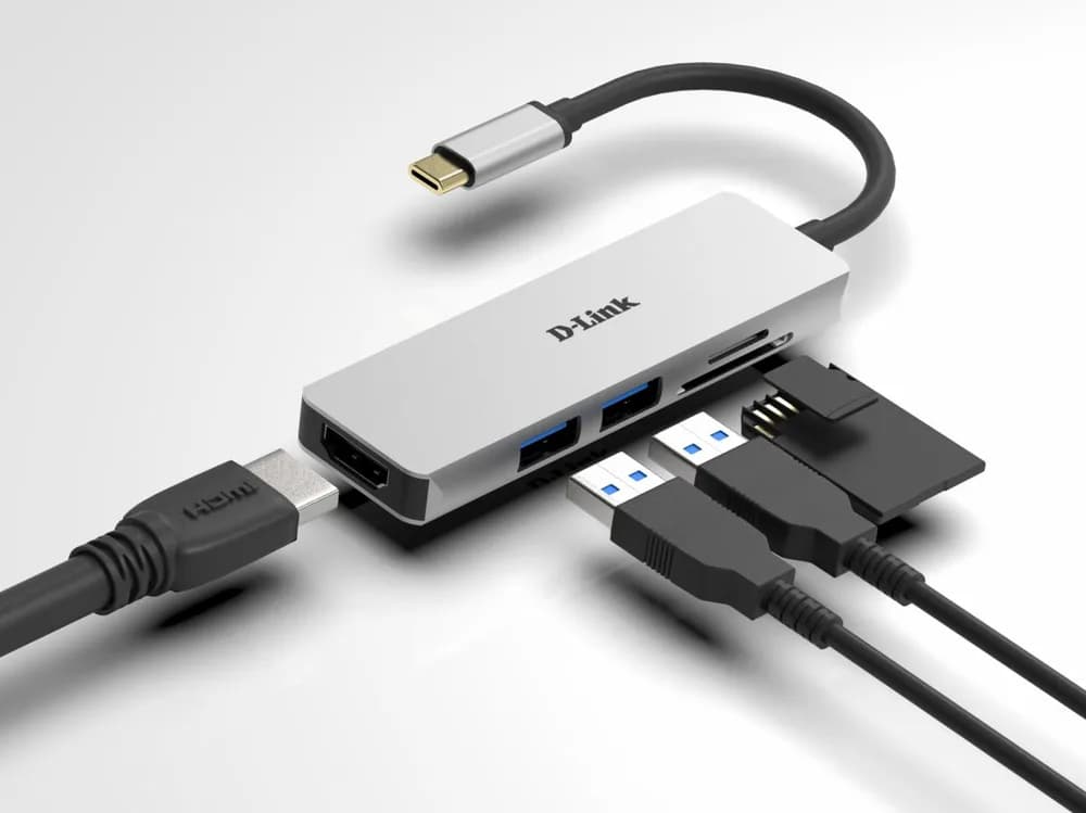 Docking station D-Link DUB-M530, USB Type-C, Aluminiu