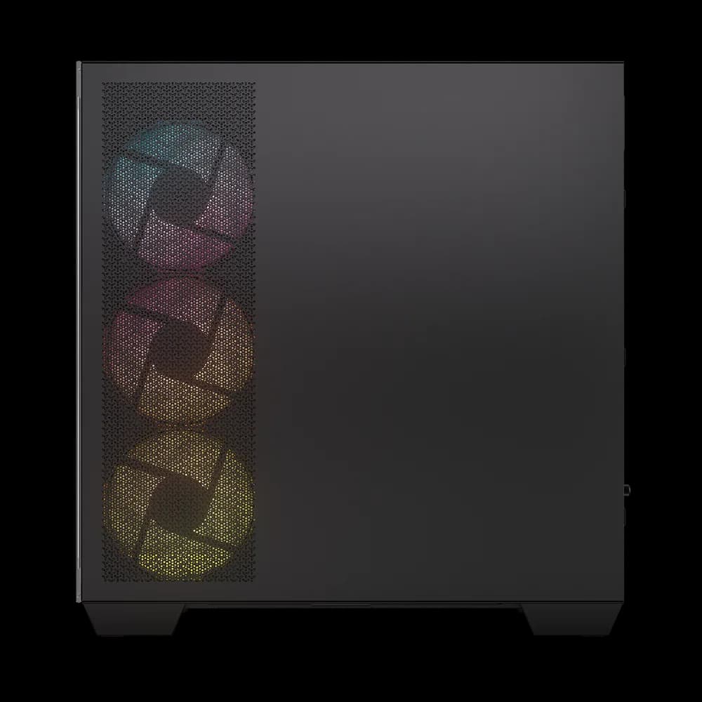 Carcasa Corsair 2800X RS-R ARGB, Micro-ATX, cu 3 ventilatoare incluse RS120-R ARGB, Negru "CC-9011347-WW" — miniatură
