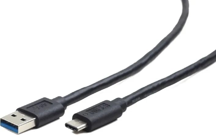 CABLU alimentare si date GEMBIRD, pt. smartphone, USB 3.0 (T) la USB 3.1 Type-C (T), 36W, 1m, negru, "CCP-USB3-AMCM-1M"