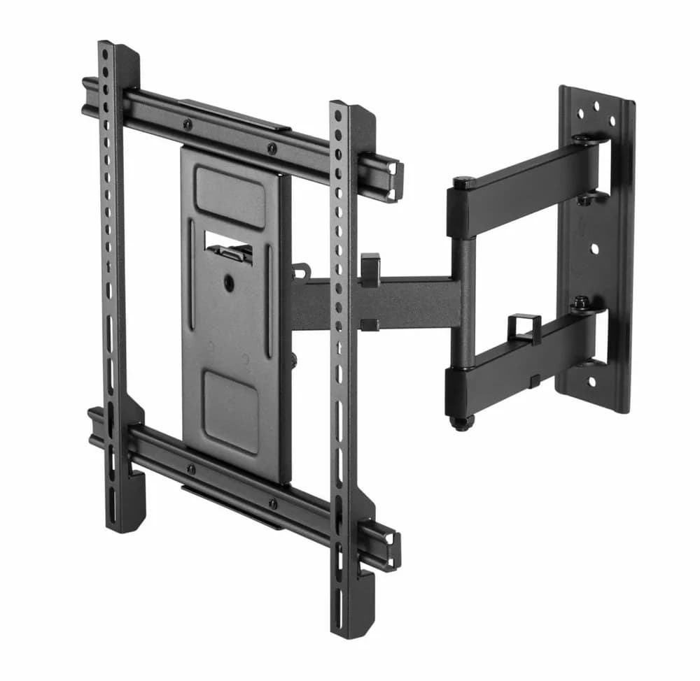 Suport TV de perete Serioux TV61-443, compatibilitate dimensiune ecran: 32"-70", compatibilitate VESA: 200x100, 200x200, 300x200, 400x200, 300x300, 400x300, 400x400, greutate maximă suportata: 50kg, distanta fata de perete: 78~442mm, inclinare: +3°~-15°, pivotare: +90°~-90°, nivel ecran: +3°~-3° — miniatură