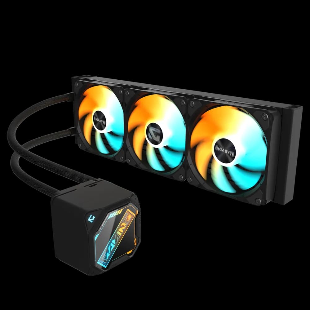 Cooler Lichid GIGABYTE GAMING 360, AIO 360mm, Intel/ AMD, Negru "GP-GIGABYTE GME 360"