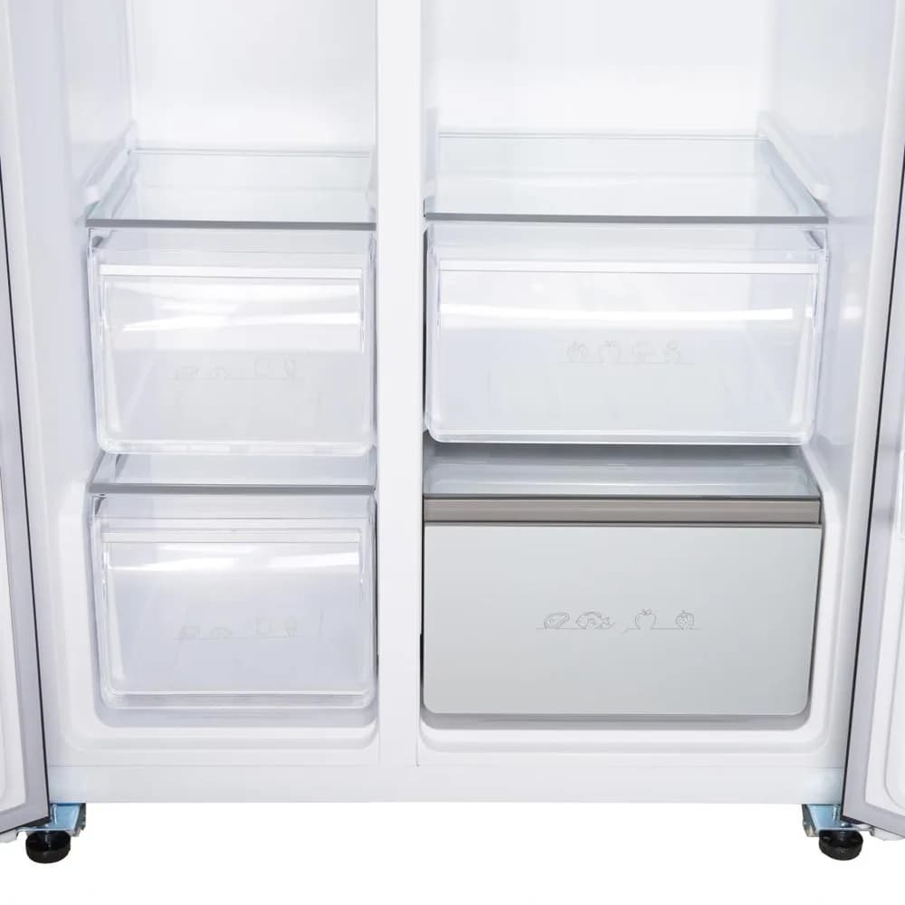 Side by Side HEINNER HSBS-HM592NFDXWDE++, No Frost, 592 L, Clasa E, Dozator apa, Inox antracit — miniatură