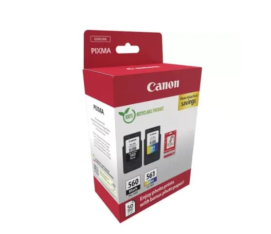 Cartus Canon PG-560/CL561 PHOTO VALUE PACK, Black, Cyan, Magenta, Yellow — miniatură