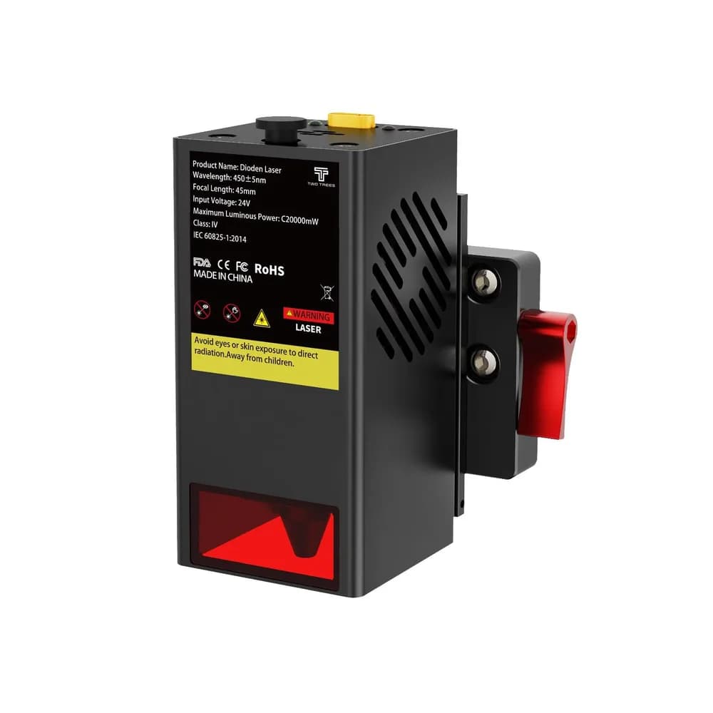 Accesoriu imprimantă 3D TwoTrees 20 W Laser pentru TTC6050/H40/H80