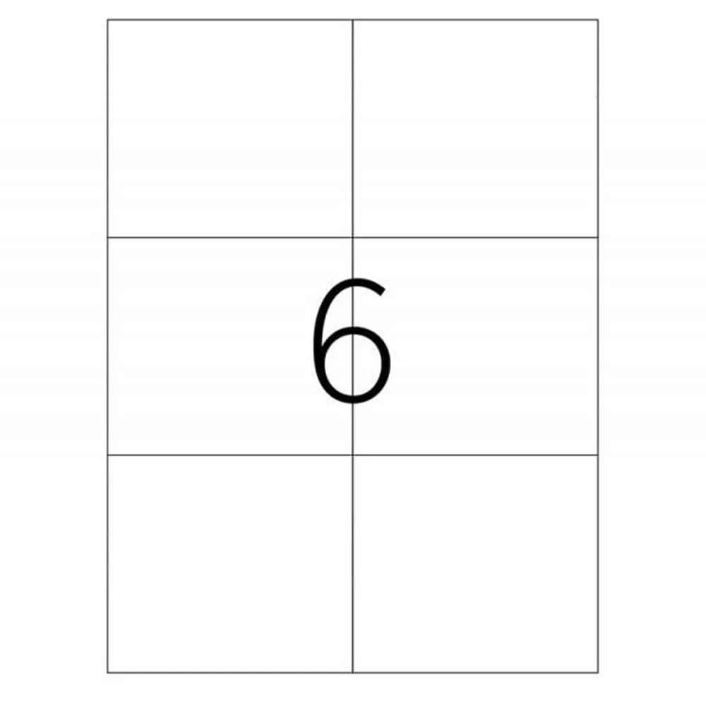 Etichete 105x99mm, 6/A4, 100/top - TANEX — miniatură