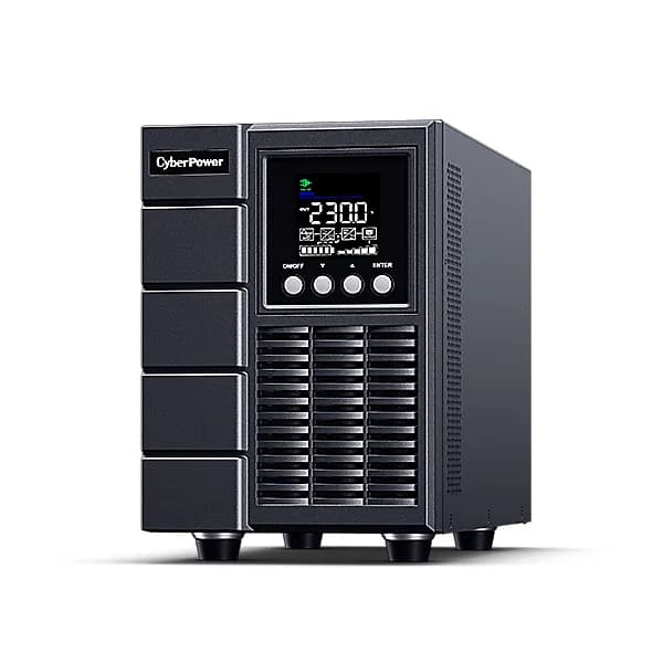UPS CYBER POWER Online dubla conversie cu Sinusoida Pura, tower, 2000VA/1800W LCD PFC compatible, 2xIEC + 2xSchuko, Green Power SNMP Slot, "OLS2000EA"x