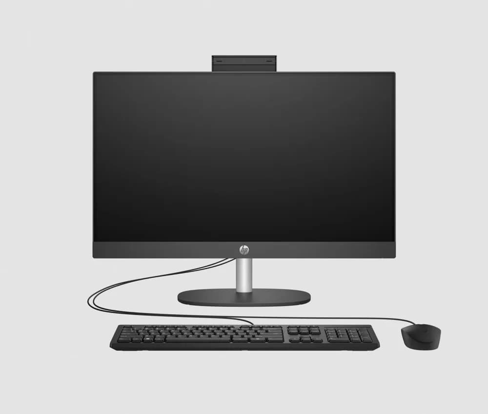 All-in-One Business HP ProOne 240 G10 cu procesor Intel Core Ultra 7 155U pana la 4.8 GHz, 24 inch, FHD, 16 GB, Intel UHD Graphics, FreeDos, Gray
