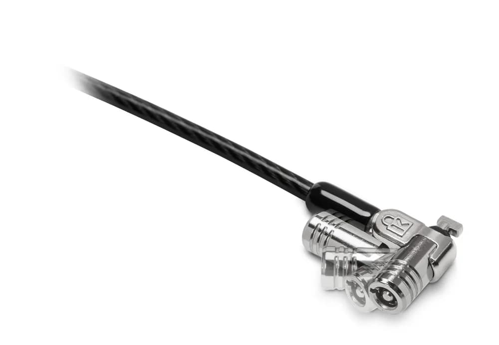 CABLU securitate KENSINGTON pt. notebook slot standard,cheie standard,conectare directa,1.8m, cablu otel ultra-carbon,permite pivotare si rotire, "MicroSaver 2.0" "K65020EU" — miniatură