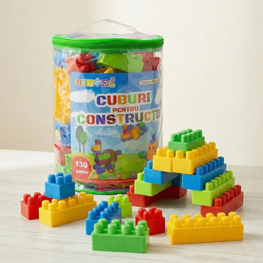 Cuburi 130 piese - ROBENTOYS — miniatură