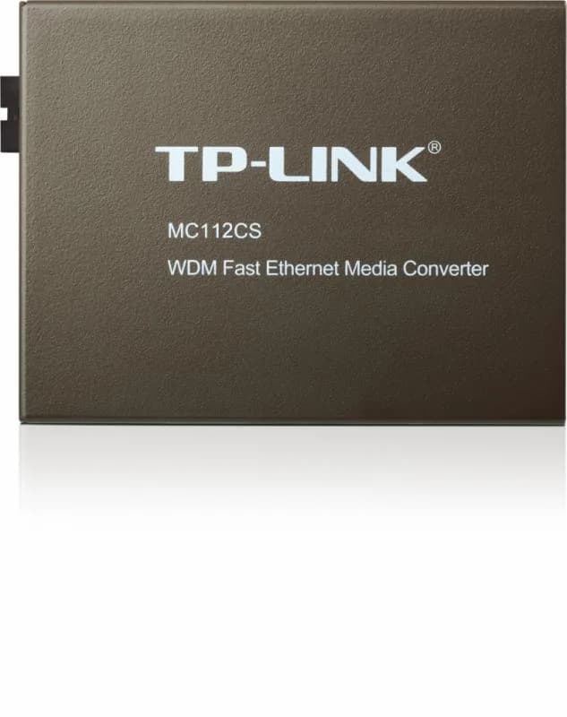 "Omada 10/100 Mbps RJ45 to 100 Mbps Single-mode SC WDM Bi-Directional Fiber Converter PORT: 1× 100Mbps SC Port, 1× 10/100M RJ45 Port (Auto MDI/MDIX) SPEC: Full-duplex, Tx:1310 nm, Rx:1550 nm, Up to 20 km, Chassis TL-MC1400 rack-mountable"