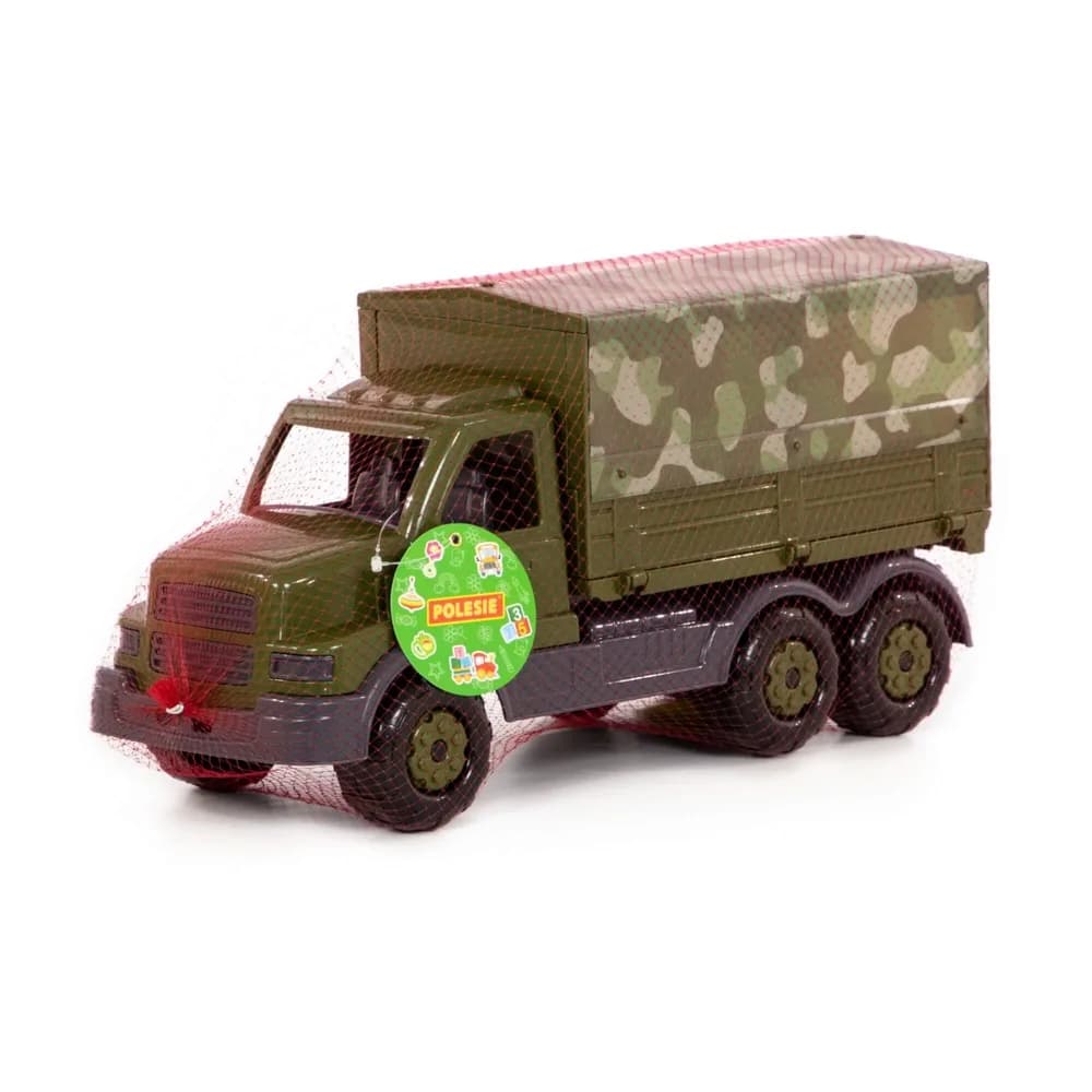 Camion militar cu prelata - Gigant, 44x16x22 cm, Wader — miniatură