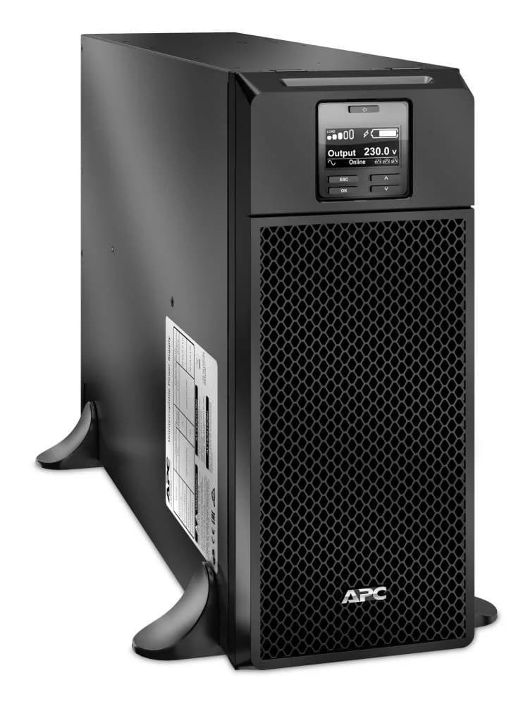 UPS APC Smart-UPS SRT online cu dubla-conversie 6000VA/6000W 6 conectori C13 4 conectori C19, extended runtime, EPO, baterie APCRBC140, optionale xtindere garantie cu 1/3 ani (WBEXTWAR1YR-SP-05/WBEXTWAR3YR-SP-05) echipament si baterie